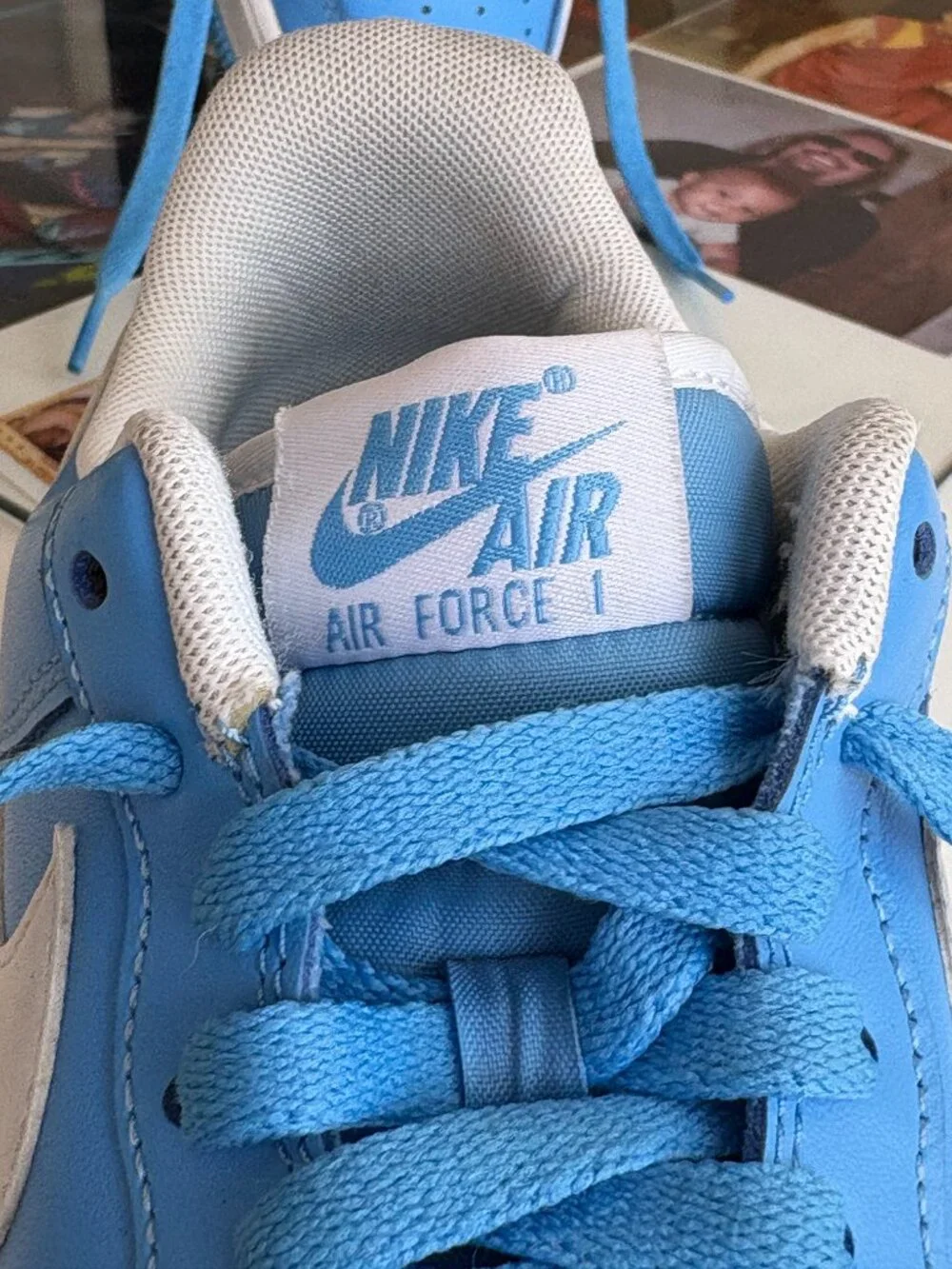 Nike Air Force 1 '07 Low University Blue/White Sneakers Men's Size 8